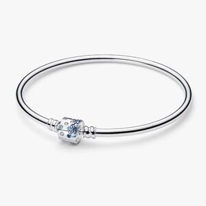 Pandora Silver Bracelet with Blue Accents